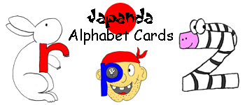 Japanda Alphabet Cards logo