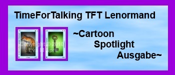 Lenormand Kartendeck Cartoon Spotlight Ausgabe logo