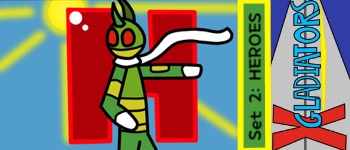 X-Gladiators TCG Set 2: Heroes logo