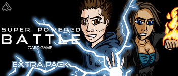 Super Powered Battle Card Game - Extra Card Pack logo