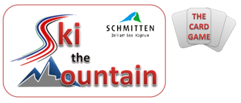 Ski the Mountain Card Game - Zel am See, Austria logo