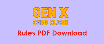 Gen X: Card Clash Rules logo