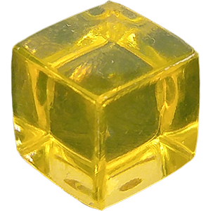 yellow ice cubes