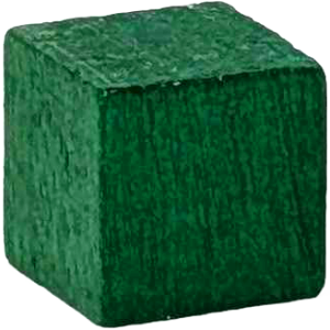 Cube, 13mm, Green Thumbnail