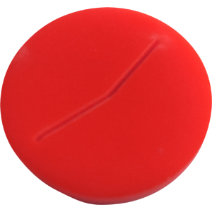 Paper Miniature Base, 25mm, Red Thumbnail