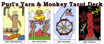 Purl's Yarn Tarot logo
