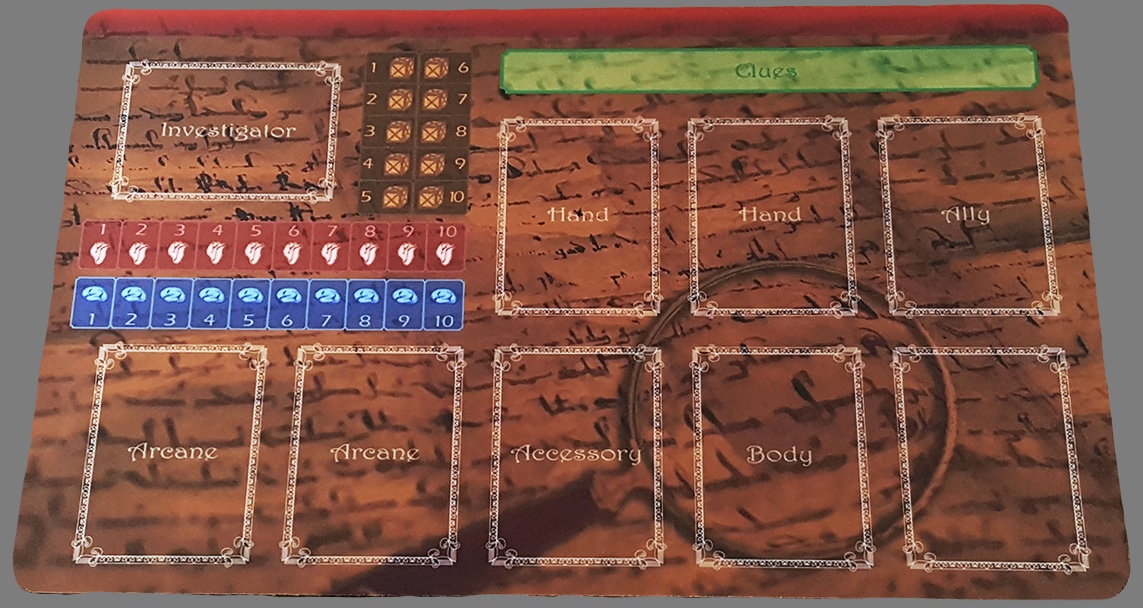 arkham horror card game player board Arkham Horror LCG