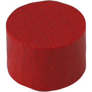Disc, 16mm x 10mm, Red Thumbnail
