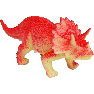 Dinosaur, Triceratops, Red Thumbnail