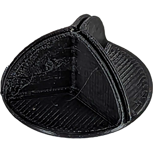 Card Connector, 120-degree, Black Thumbnail