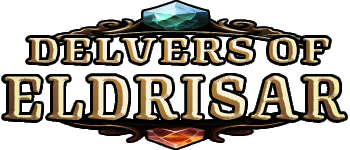 Delvers of Eldrisar logo