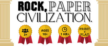Rock, Paper, Civilization! logo