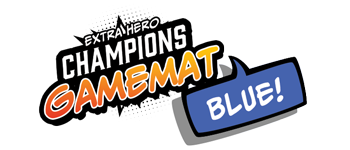 Blue Neoprene Mat for Marvel Champions logo