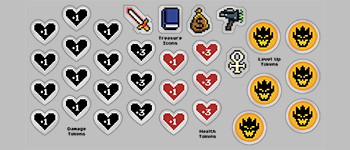 Boss Monster Acrylic Token Pack logo