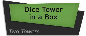 Dice Tower in a Box - Two Towers logo