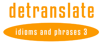 Detranslate - Idioms and Phrases 3 logo