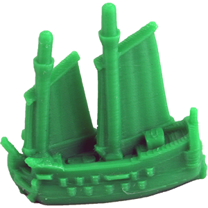 Ship, Sea, Pirate, Green Thumbnail
