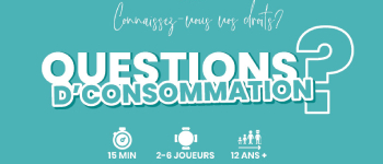Questions d'consommation? logo