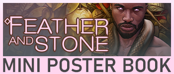 [MINI POSTER BOOK] Feather and Stone logo