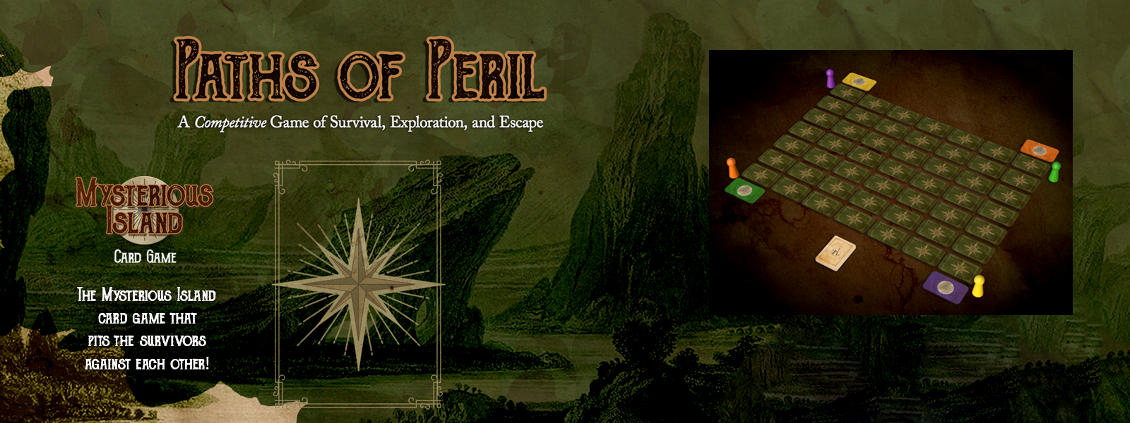 Paths of Peril - A Mysterious Island Card Game