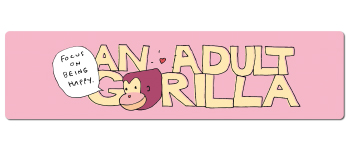 An Adult Gorilla logo