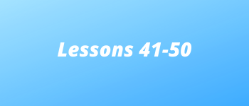 LESSONS 41-50 logo