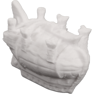 Ship, Air, Steampunk, White Thumbnail