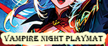 Hentai Battle Vampire Night Playmat  logo
