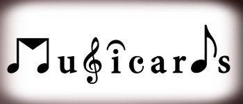 Musicards Black logo