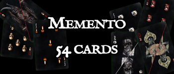 Memento - Dark Playing Card logo