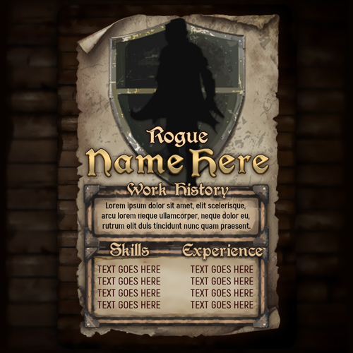 Medieval Poster Template PDF Template