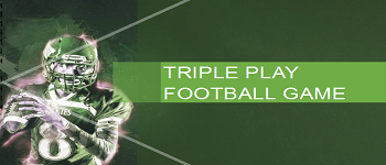 Triple Play Football Game logo