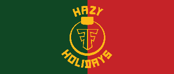 Two F**ks with Hazy Holidays Expansion logo