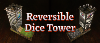 Reversible Dice Tower - Castle &amp; Tudor logo