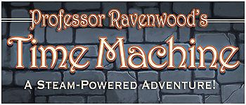 Professor Ravenwood's Time Machine logo