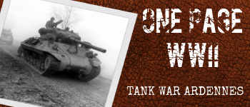 One Page WWII: Tank War Ardennes logo