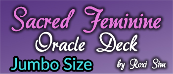 Sacred Feminine Oracle Cards - Jumbo Size logo