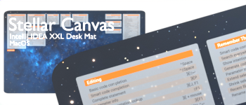 Stellar Canvas - IntelliJ IDEA Windows & Linux XXL Desk Mat logo