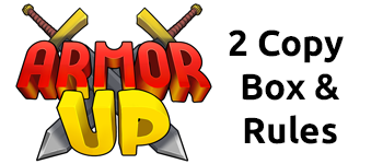 Armor Up 2 Copies Box logo