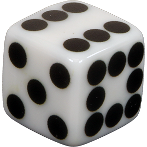 Dice - Transparent Blank (16mm) - Print & Play