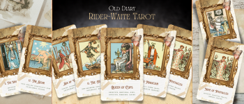 "Old Diary" Rider-Waite Tarot with Keywords logo