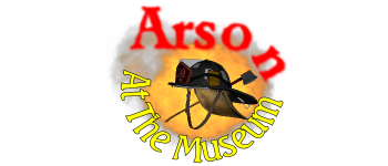 Arson at the Museum logo