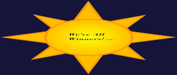We're All Winners! logo
