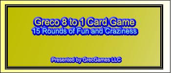 Greco 8 to 1 Card Game logo