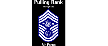 Pulling Rank Playing Cards- Air Force Deck logo