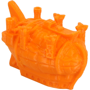 Ship, Air, Steampunk, Orange Thumbnail