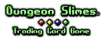Dungeon Slimes TCG Booster Pack Vat I Slime Showdown logo