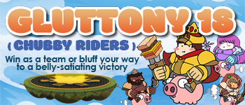 Gluttony 18 (Chubby Riders) logo