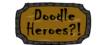 Doodle Heroes The Card Game logo