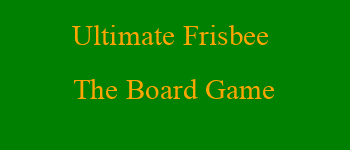 Ultimate Frisbee: The Board Game logo